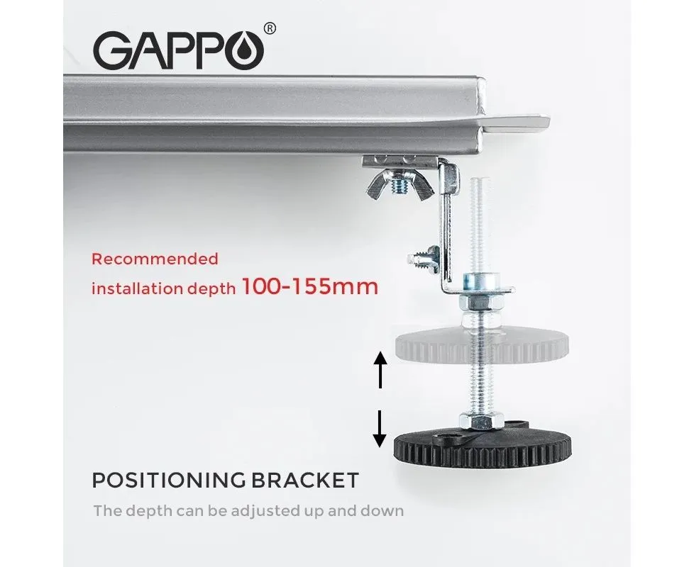 Душевой лоток Gappo G88007-3 сатин (5)