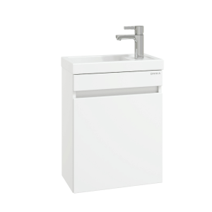 Тумба с раковиной Onika-Милтон 45 см белая (ум. Kirovit Фостер 45)