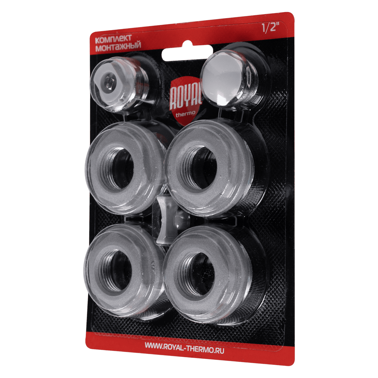 Комплект монтажный Royal Thermo 1”х 12 серебристый (2)