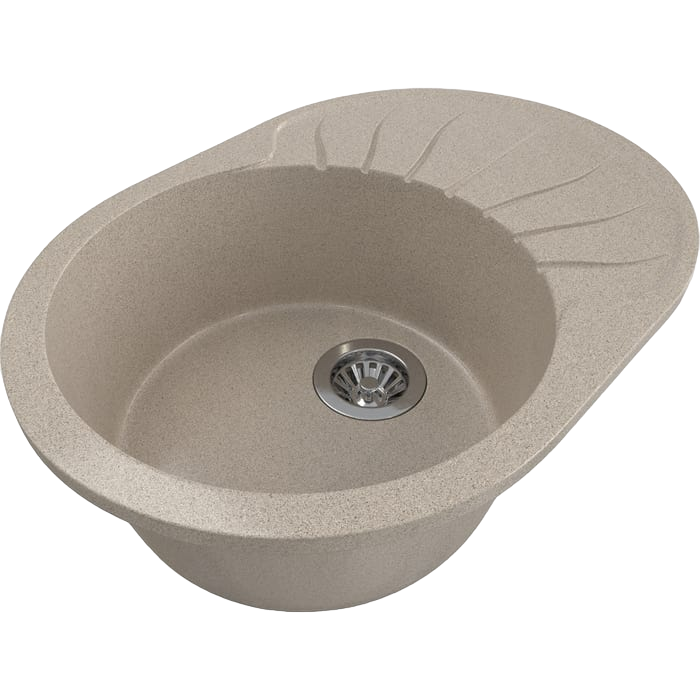 Мойка каменная Gamma Stone GS-23 песочный матовая [750 х 510 мм, Песочный, 1 чаша, GS.23.SND.MAT]