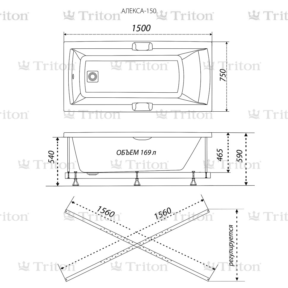 Ванна-акриловая-Тритон-Алекса-150х75-4