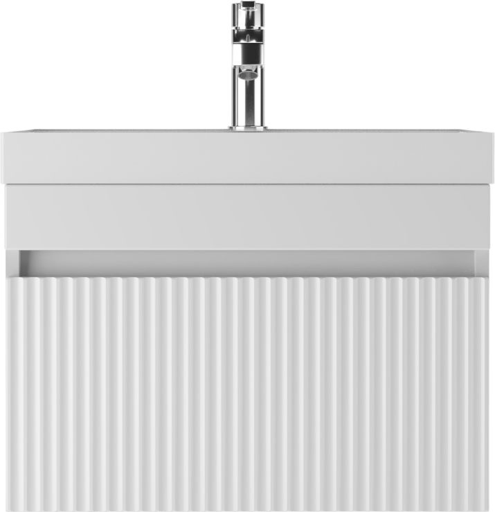 Тумба с раковиной Айсберг-Unit 60 Бриз с одним ящиком В1 (3)