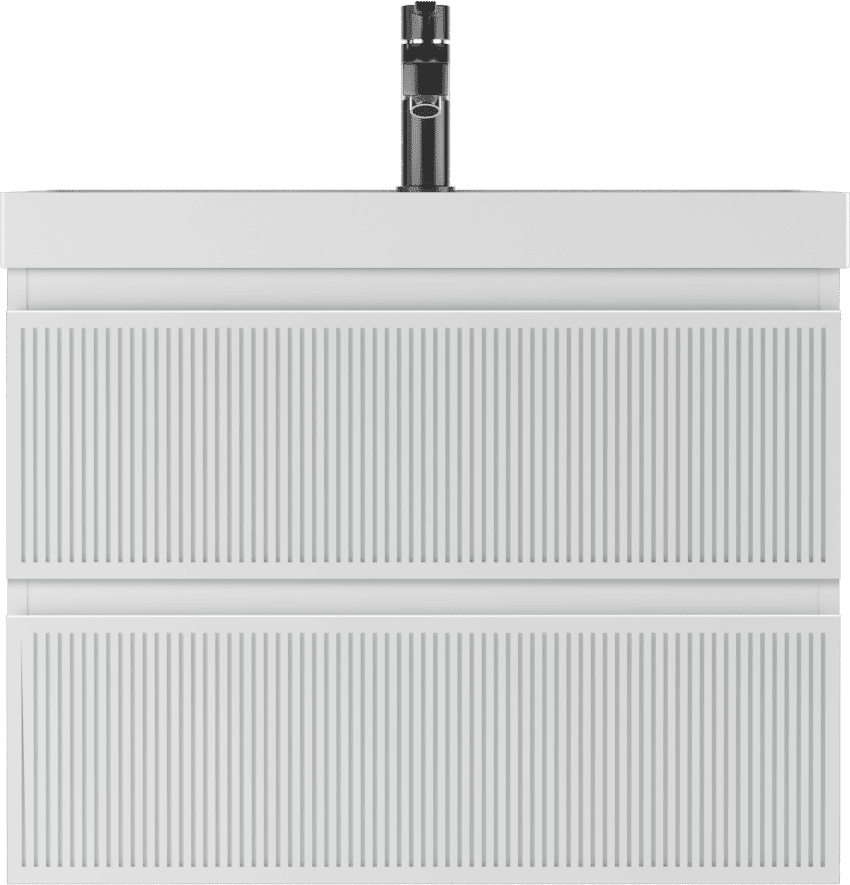 Тумба с раковиной Домино Bazis 70 Tower В2 Белая (2)