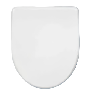 Сиденье для унитаза Sanita, с микролифтом, с крышкой, дюропласт, белое