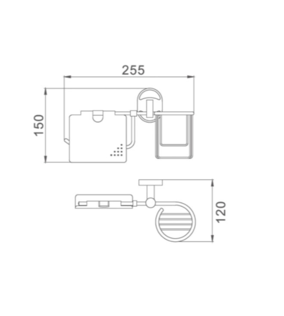 Держатель для бумаги РМС-A4020 (4)