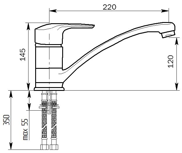 Смеситель Maxstone MS-004 звездное небо глянец (2)