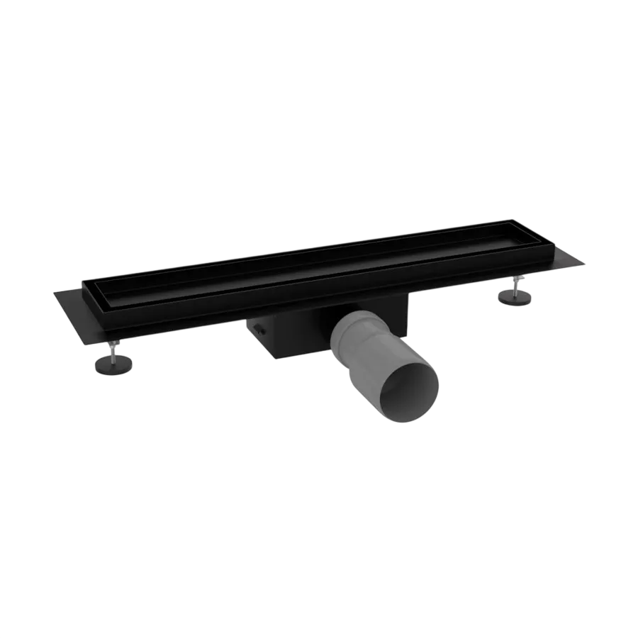 Душевой лоток Watersense-Amelia 40x10 W00460 чёрный (3)