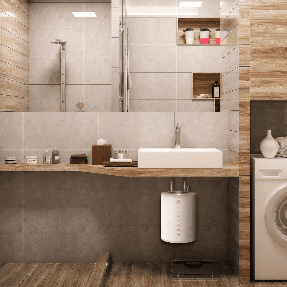 Водонагреватель накопительный Electrolux EWH 15 Genie ЕСО U [15 л, V ,1,5 кВт, Белый, НС-1248437]