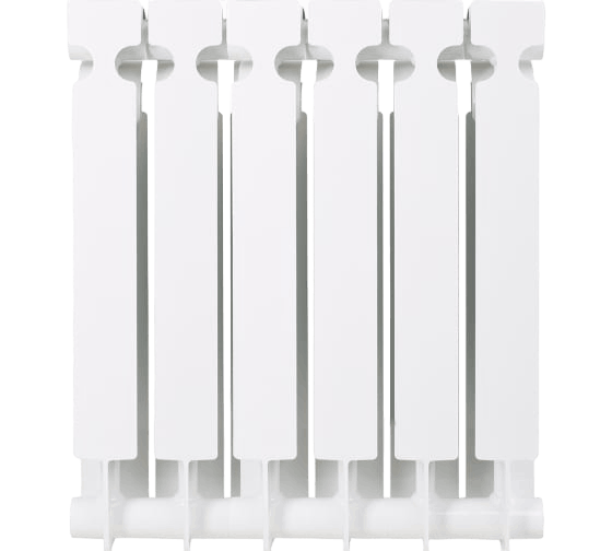 Радиатор биметаллический OASIS Белый 500 80 6 секций (3)