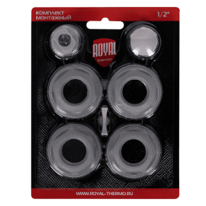 Комплект монтажный Royal Thermo 1”х 12 серебристый