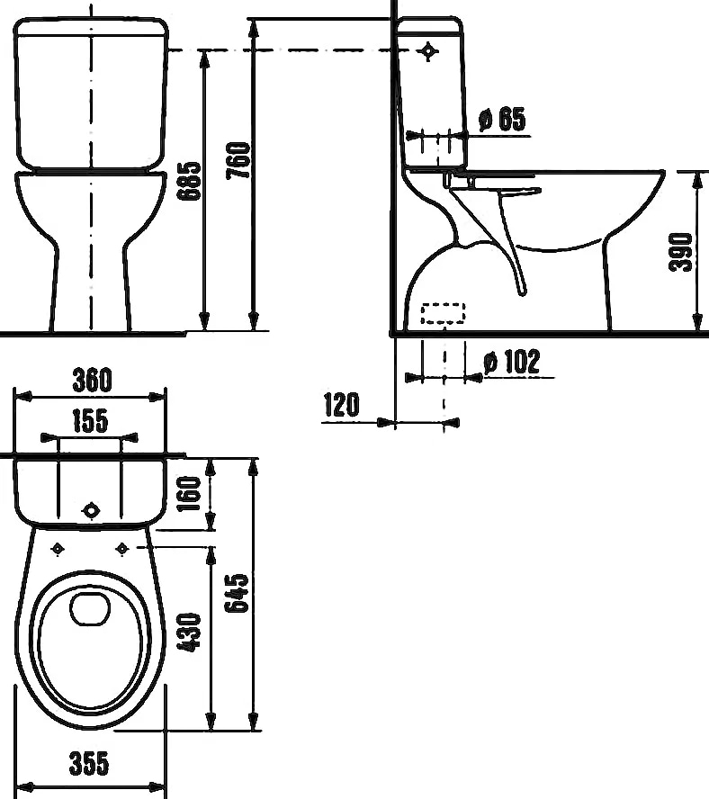 Унитаз-компакт Jika Zeta 2539.6 (4)