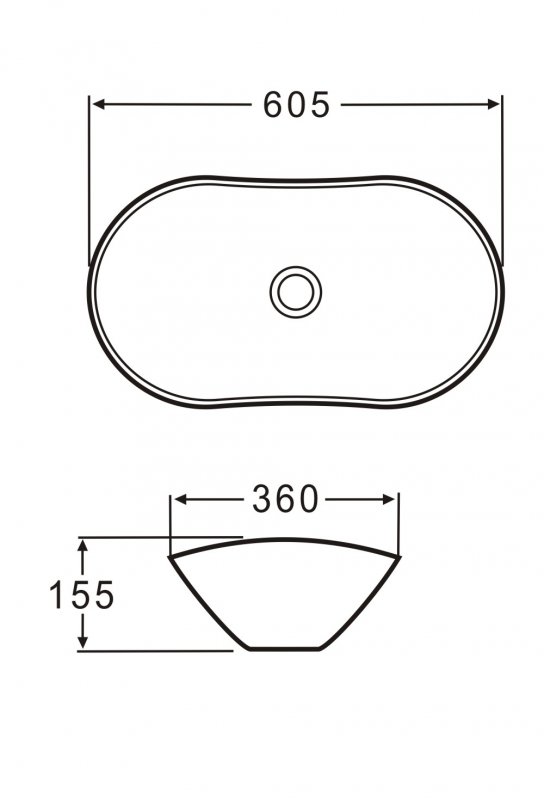 Раковина накладная BelBagno BB1404-H301 (3)