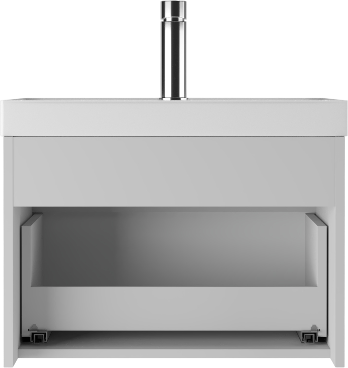 Тумба с раковиной Айсберг-Unit 60 Бриз с одним ящиком В1 (4)