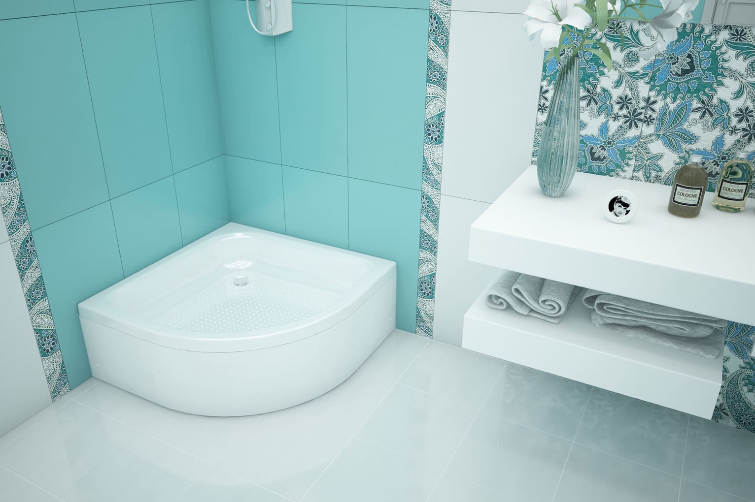 Акриловый душевой поддон Метакам Classic S (6)