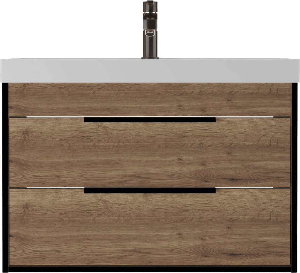 Тумба с раковиной Домино-Unit 80 Альфа B2 (2)