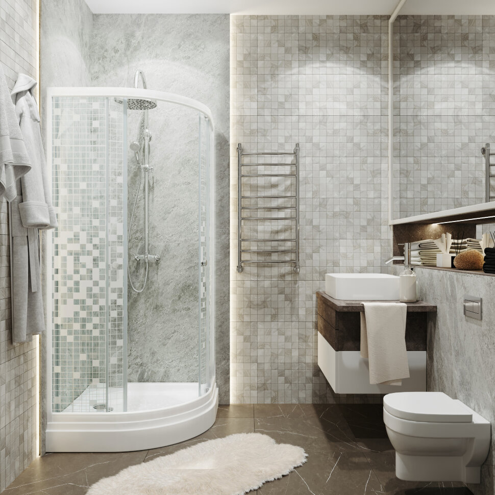 Душевой уголок Triton-Мозаика 90x90 А (3)