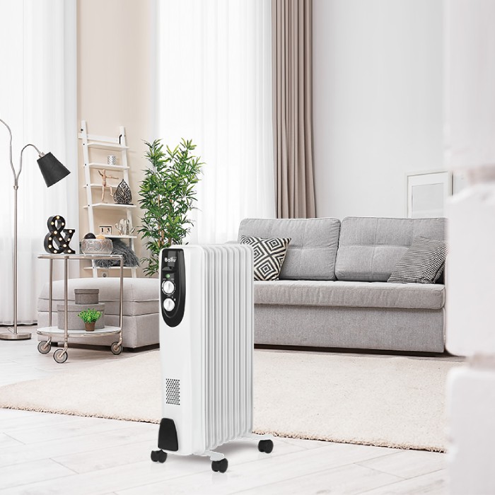 Масляный радиатор Ballu Classic BOHCL-09WRN 2000 (9 секций) (4)