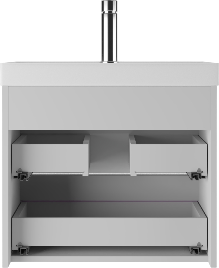 Тумба с раковиной Unit 60 Бриз с двумя ящиками В2 (4)