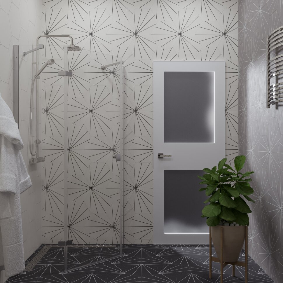 Душевое ограждение Сигма-Хром 90x90 (5)