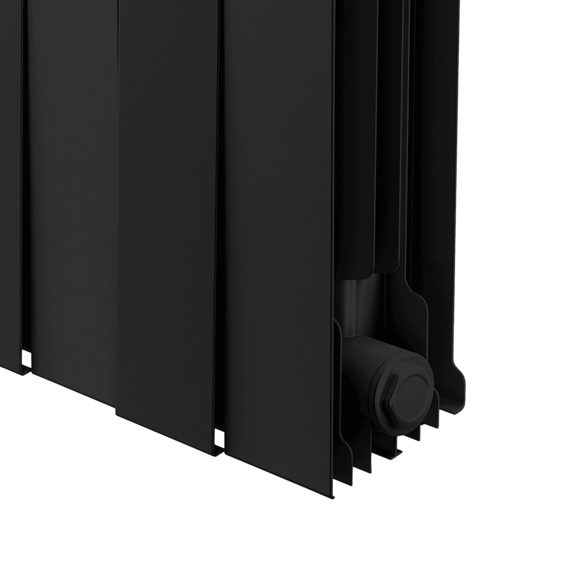 Радиатор биметаллический Royal Thermo PianoForte 200 Чёрный- 14 секц. (4)