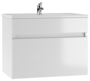Тумба подвесная под умывальник Фостер 70Maria 70 Классик с одним ящиком В1 Айсберг