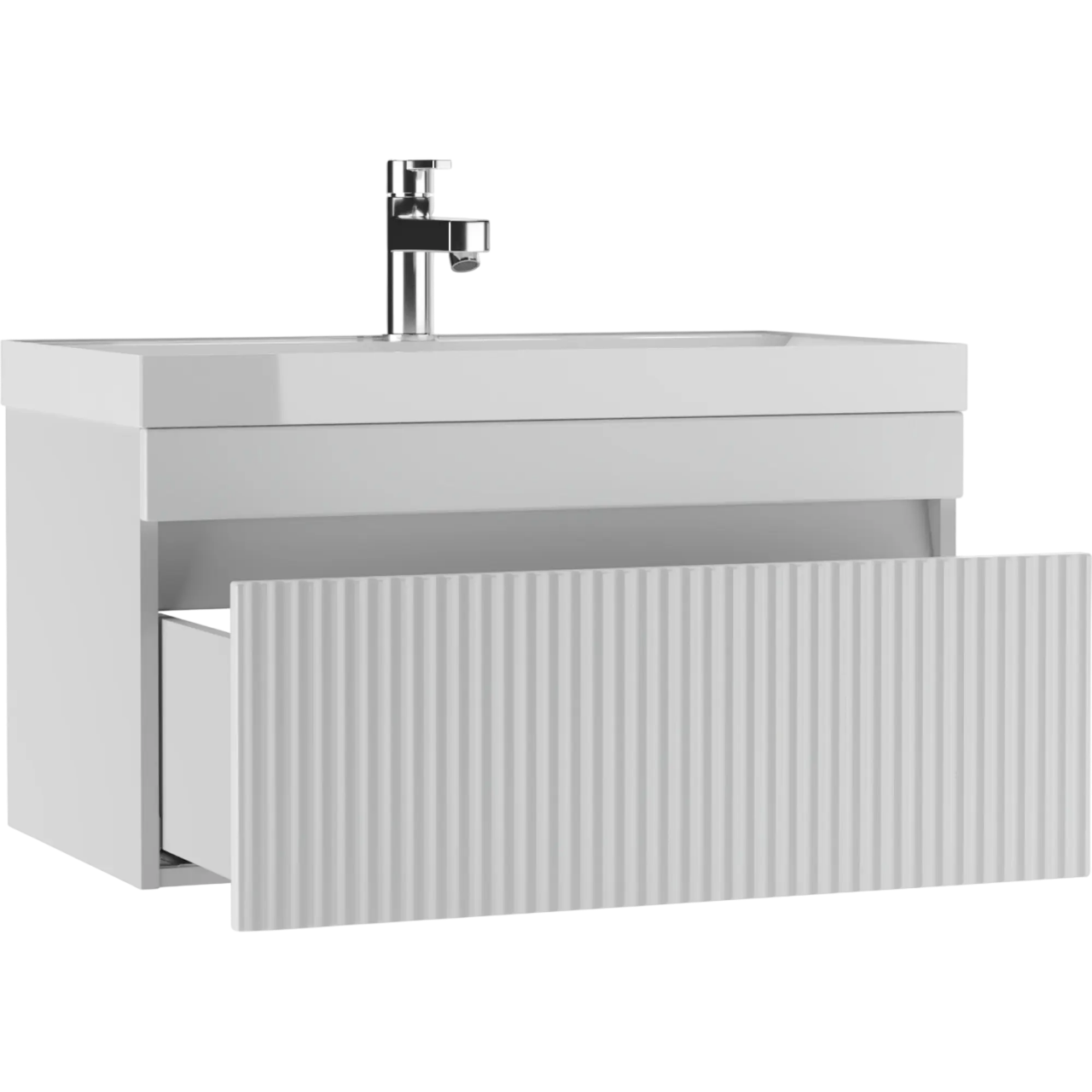 Тумба с раковиной Айсберг-Бриз 80 под умывальник Unit B1 (4)