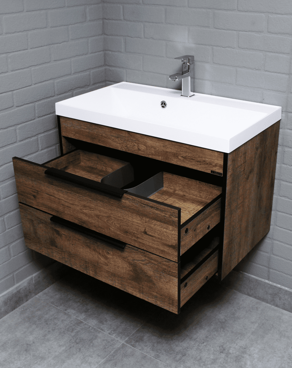 Тумба с раковиной Домино-Unit 80 Альфа B2 (4)