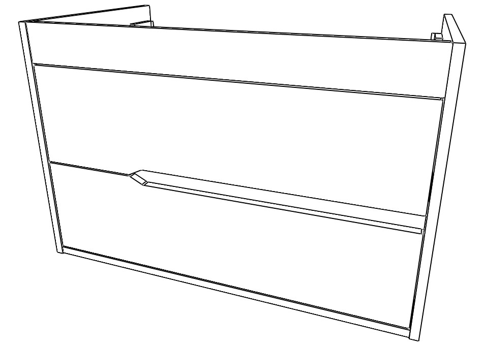 Тумба с раковиной Classica 80 Karat Серый тауп В2 (5)