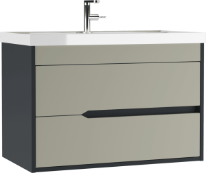 Тумба с раковиной Classica 80 Karat Серый тауп В2