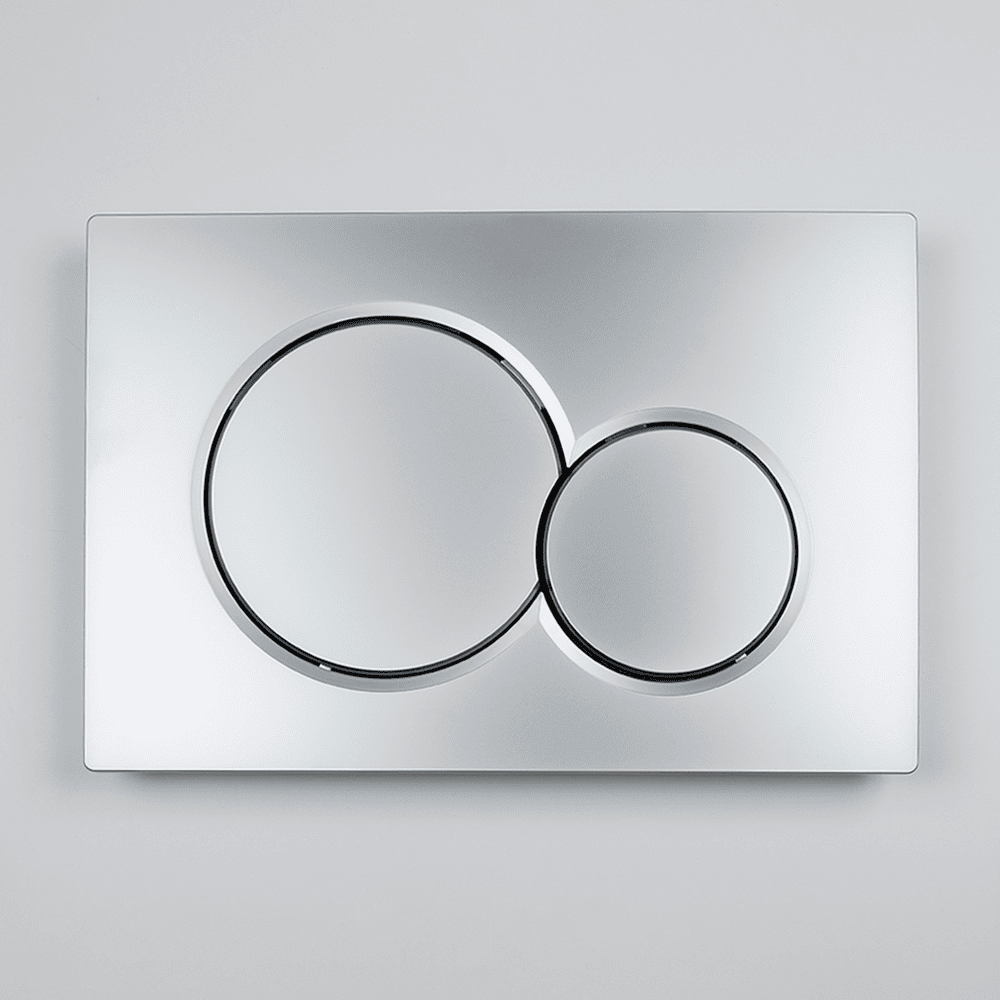 Кнопка смыва для инсталляции Calypso CS10MCT, хром матовый (2)