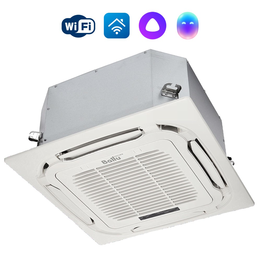 Комплект Ballu Machine BLC_C-18HN1_21Y (compact) полупромышленной сплит-системы, кассетного типа (2)