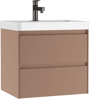 Тумба с раковиной Домино-Unit 60 Verona В2 Мокко Домино
