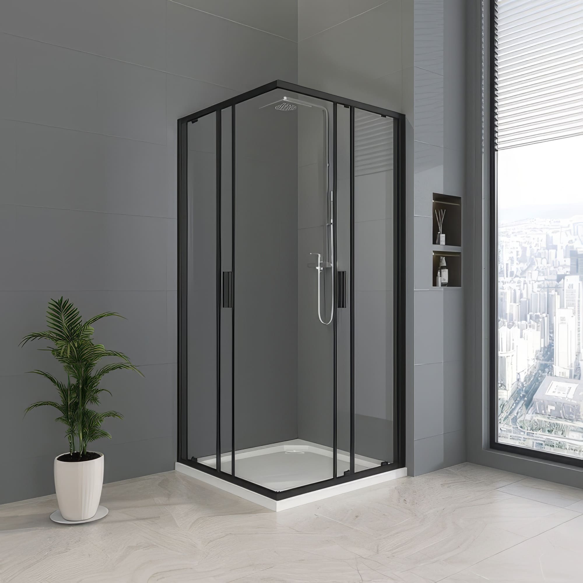 Душевой угол Idee ID-207B (90 90 195) (2)