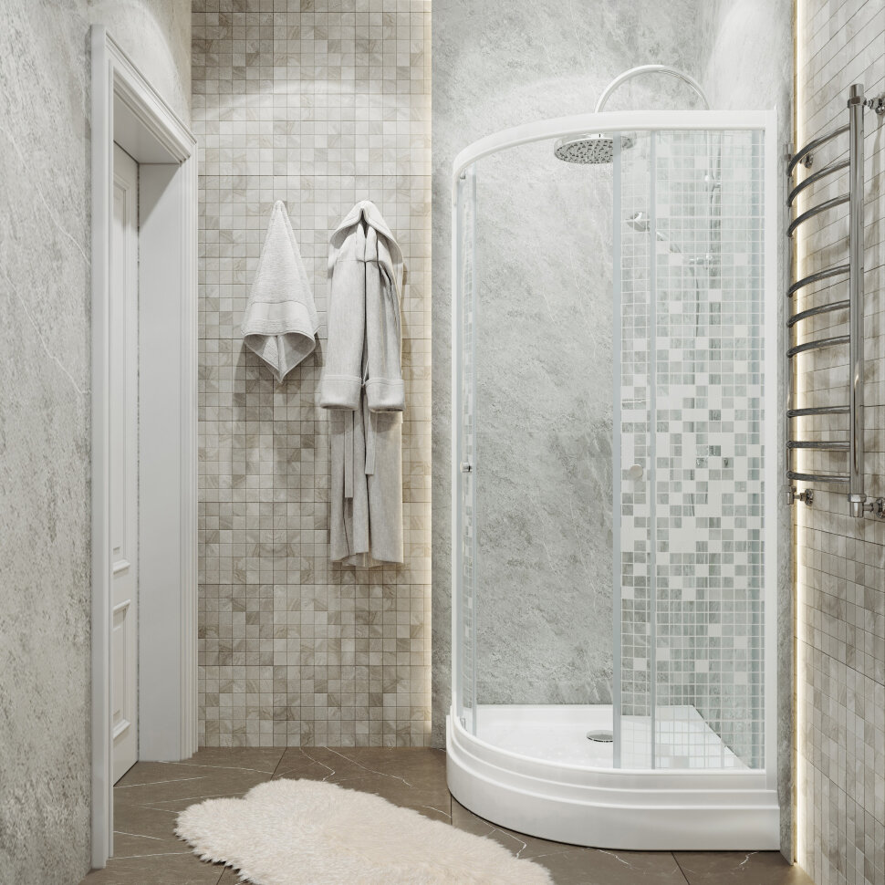 Душевой уголок Triton-Мозаика 90x90 А (2)