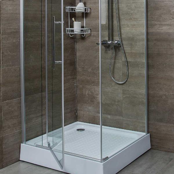 Душевое ограждение Erlit ER 10109H-C1 [90x90x200 см, Квадрат, Прозрачное, ER 10109H-C1]