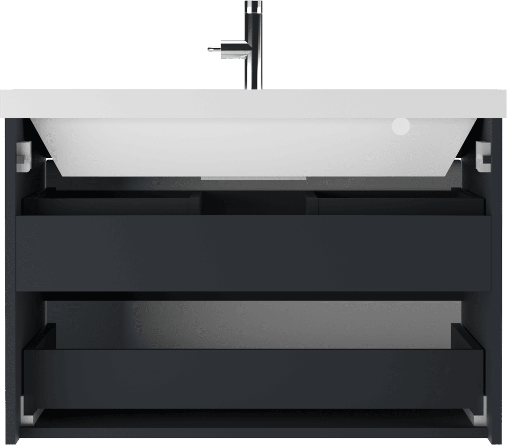 Тумба с раковиной Classica 80 Karat Серый тауп В2 (4)