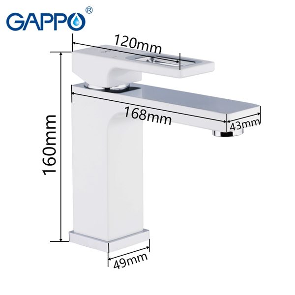 Смеситель Gappo-G1017-8 (2)