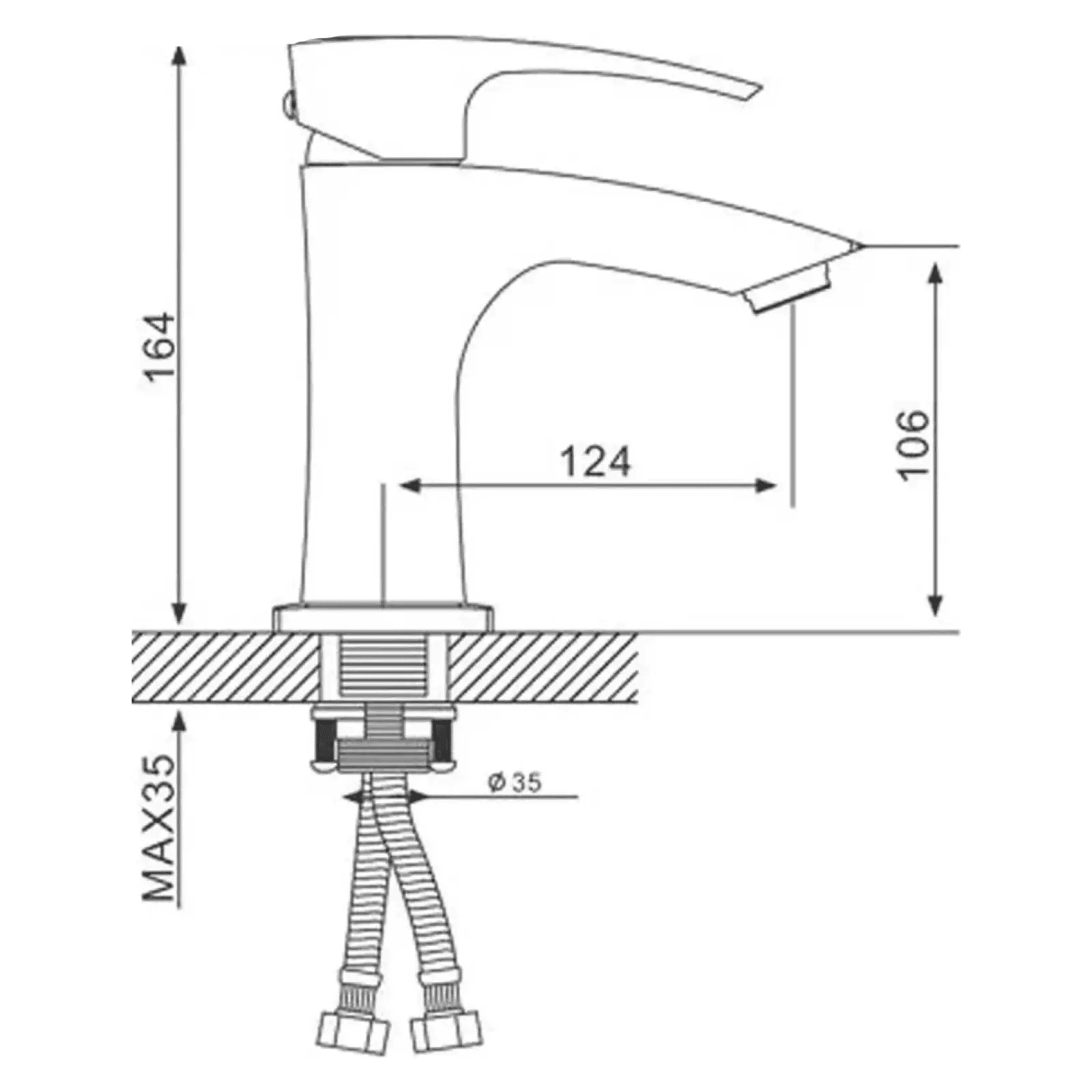 Смеситель для раковины G1007-66 (4)