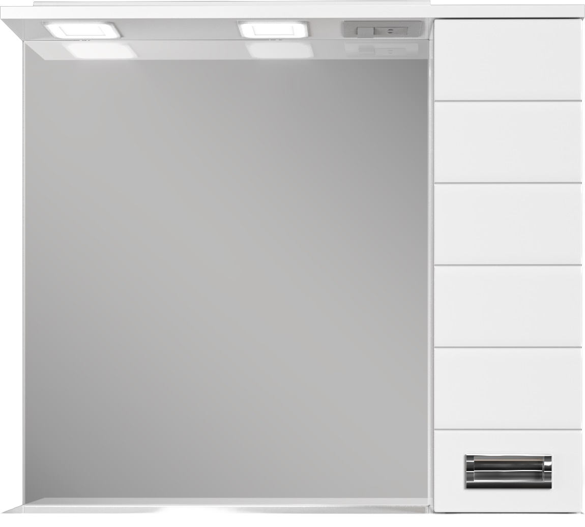 Шкаф-зеркало-Cube-65-Эл.-прав-2