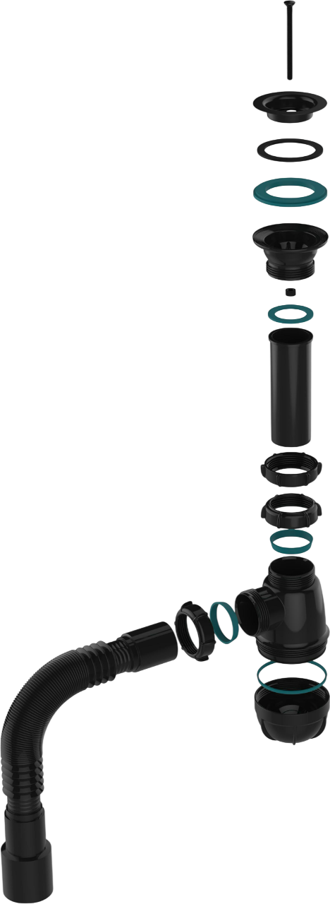 Сифон для мойки Aquant B0184-30-MR (5)