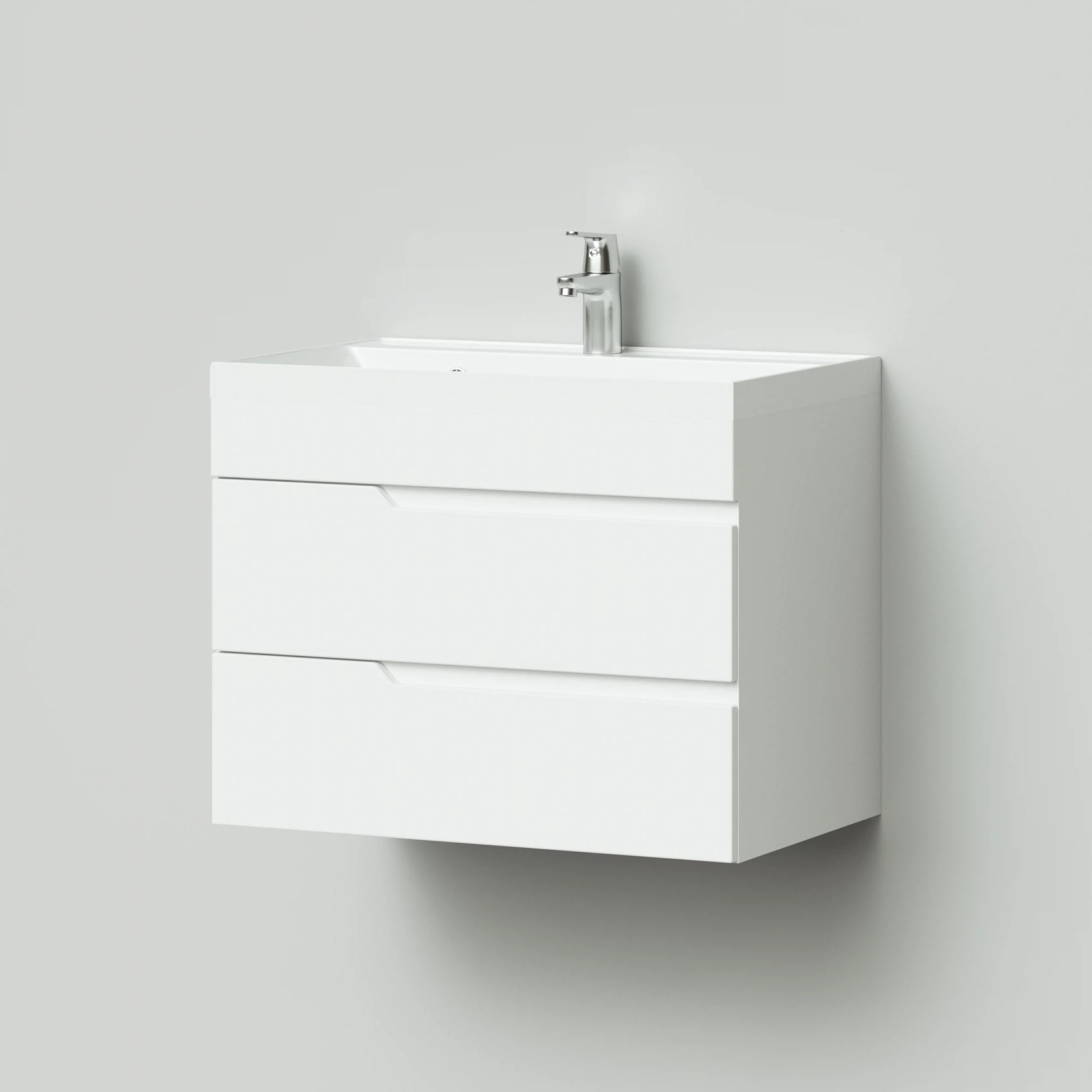 Тумба с раковиной подвесная Itana Alexa 70 (1)