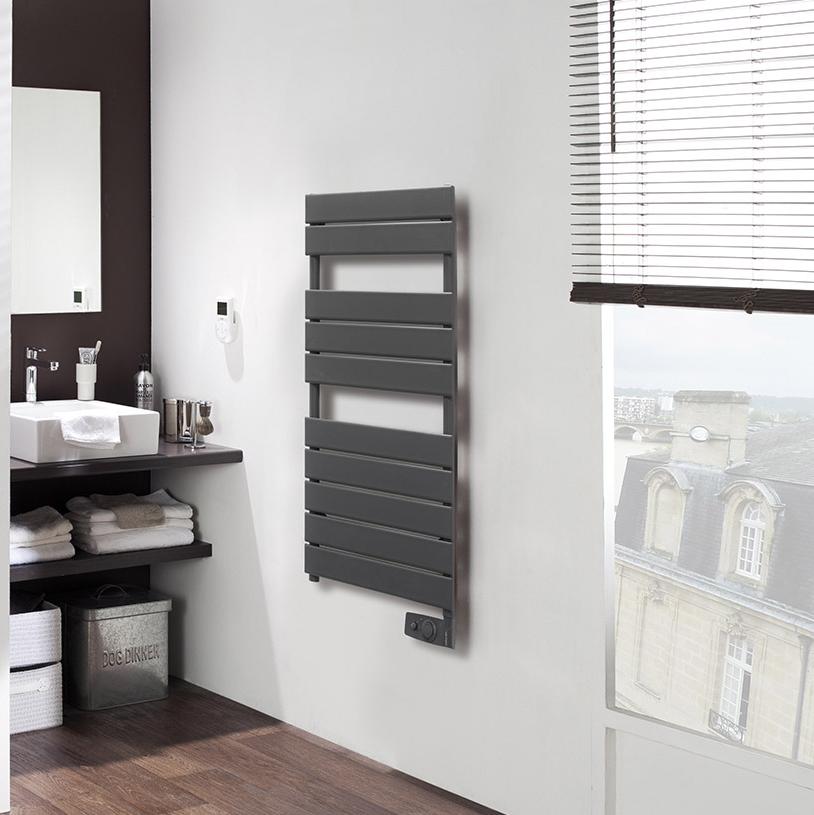 Полотенцесушитель электрический Atlantic ADELIS ANTHRACITE 500W [Ш.55,6 см, В.99,8 см, Лесенка, 10 п