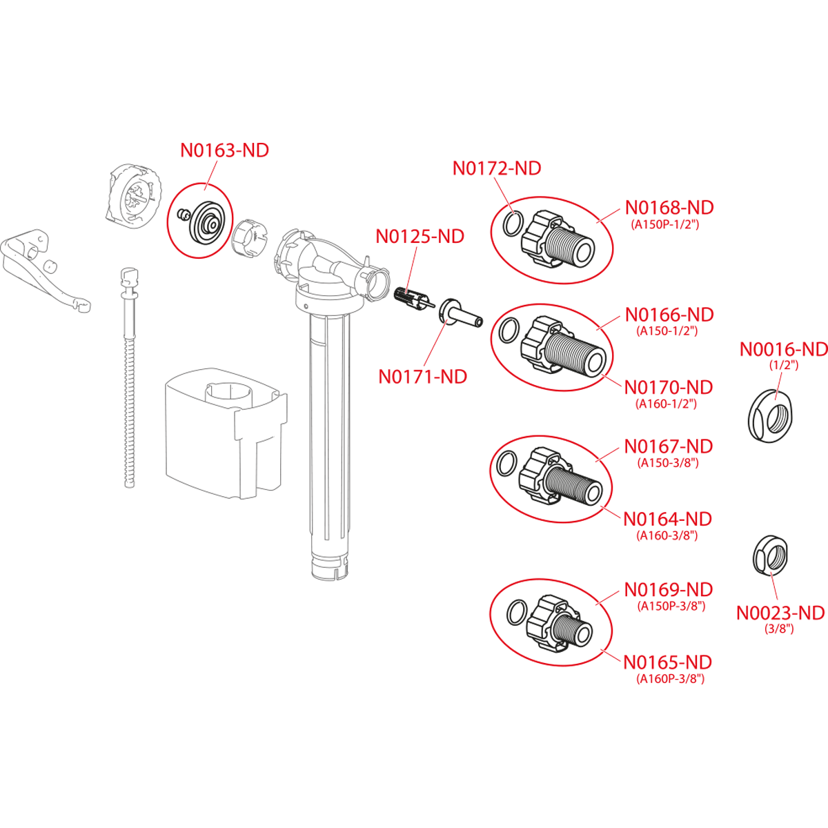 Впускной механизм ALCAPLAST A160-1 2 (3)