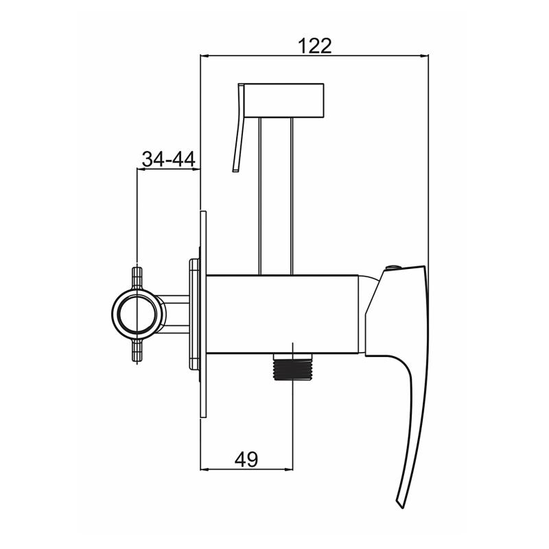 Смеситель Gappo G7207-9 (2)