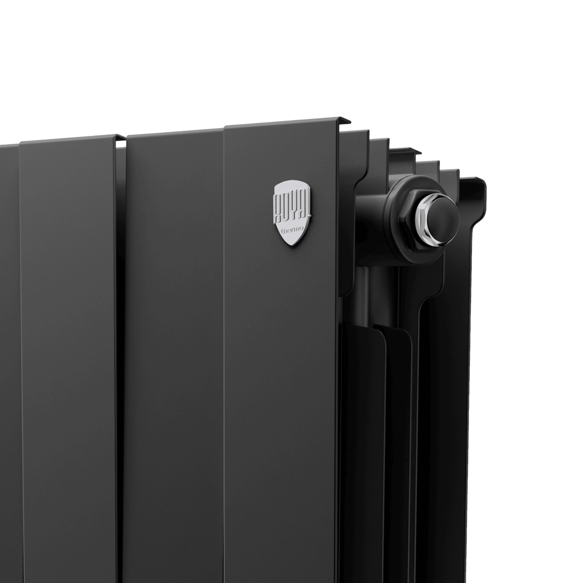 Радиатор биметаллический Royal Thermo PianoForte 200 Чёрный- 14 секц. (3)