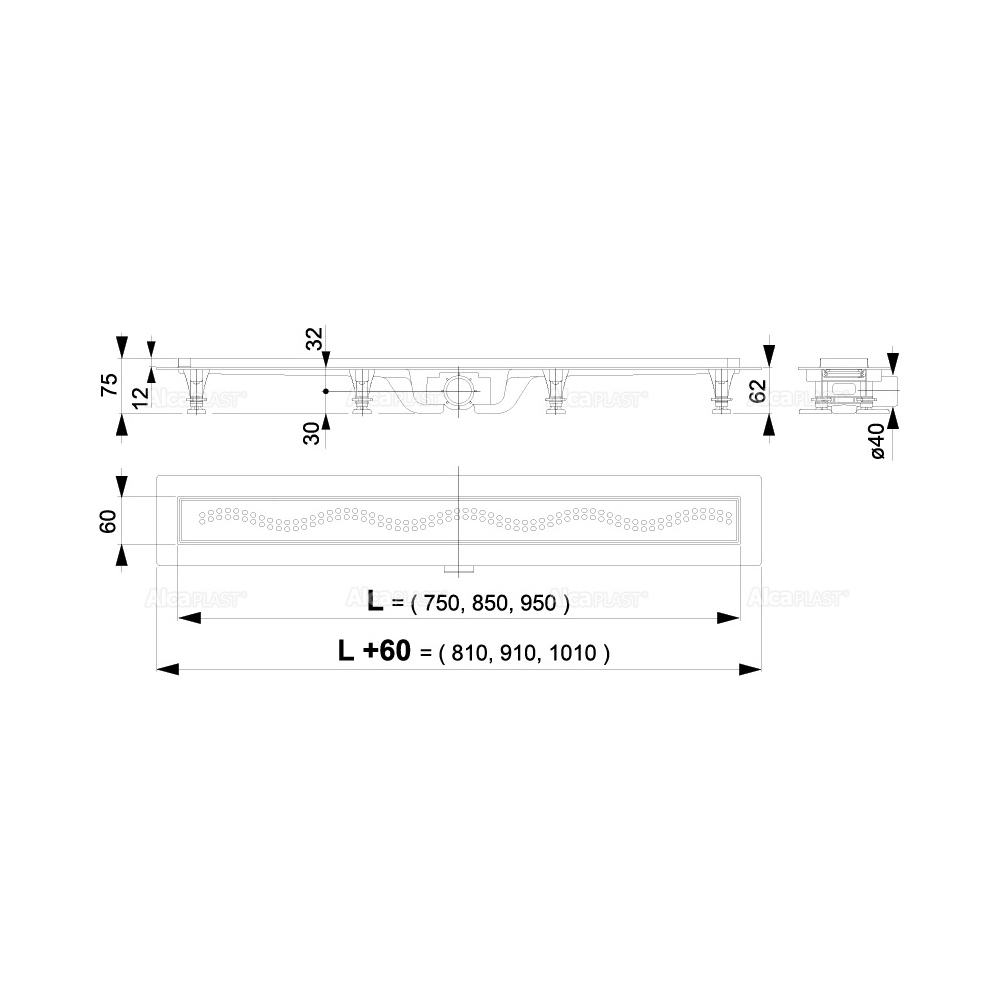 Душевой лоток Alcaplast APZ8 Simple 650 (4)