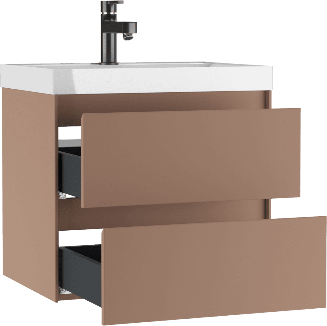 Тумба с раковиной Домино-Unit 60 Verona В2 Мокко Домино (3)