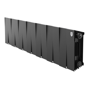 Радиатор биметаллический Royal Thermo PianoForte 200 Чёрный- 14 секц.