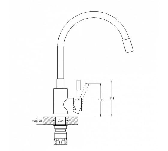 Смеситель G-lauf EZA4-F090KB (2)