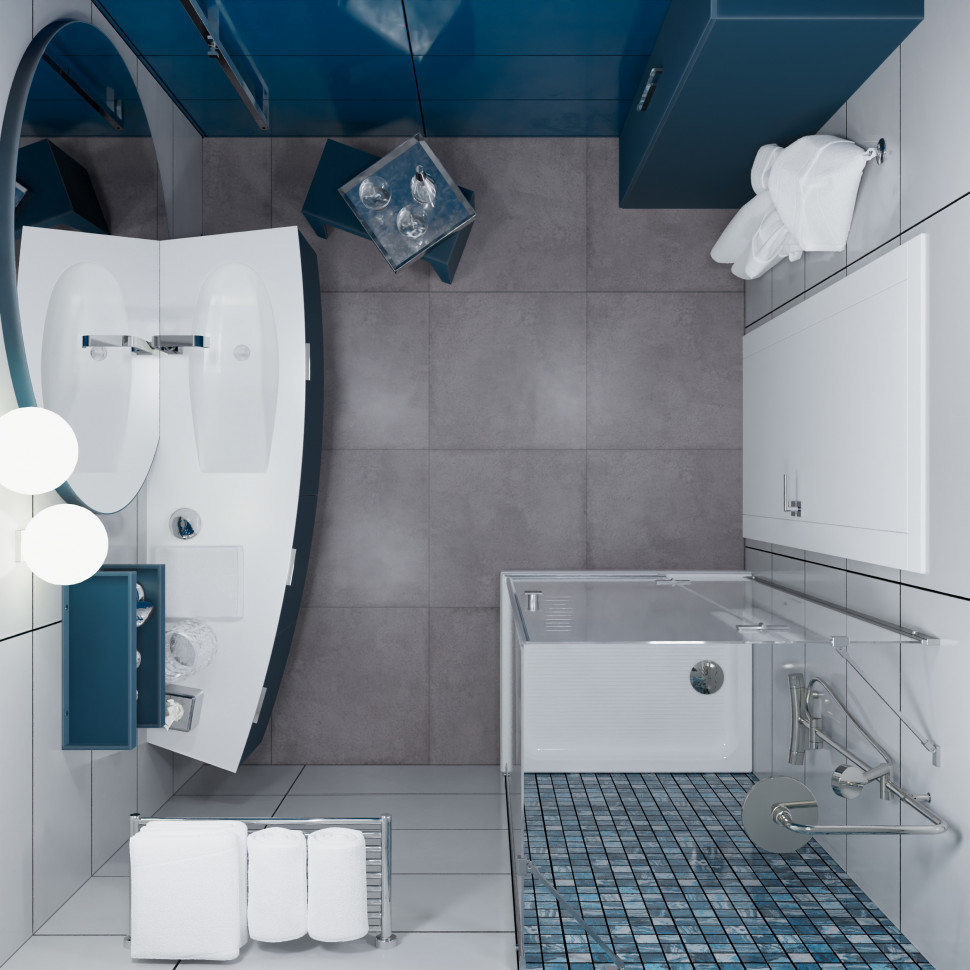 Душевое ограждение Triton Брава-Хром 120x80 (5)